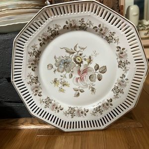 Antique porcelain plate